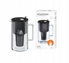 Stiklinis ąsotis Aquaphor Nord 2,5 l su A5H kasete (350 l), juodas