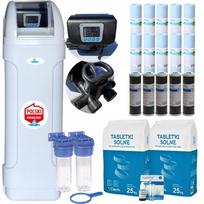 Vandens minkštinimo filtras PURE 30+, 30 l, Lewatit Monosphere, su by-pass ir maišymo funkcija