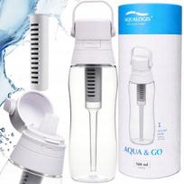 Gertuvių vandens filtras su anglies kasečiu Aqua & Go, 500 ml
