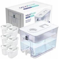 Vandens filtras ąsotis AquaFloow 9,5 l su 6 filtrais
