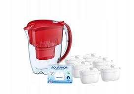 Vandens filtras Aquaphor Jasper 2,8 l, raudonas, su 7 Maxfor+ filtrais