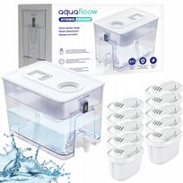 Vandens filtras ąsotis AquaFloow XL 9,5 l su 10 filtru