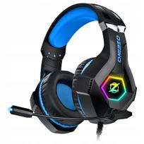 Žaidimų ausinės Ozeino ZW1 su RGB apšvietimu ir mikrofonu, tinka PS5, PS4, PC, Xbox One