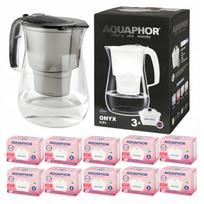 Vandens filtras ąsotis AQUAPHOR ONYX su 10 Maxfor magnio kasečių