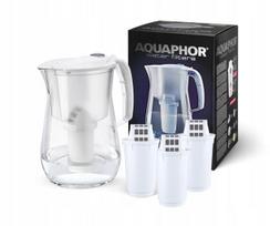 Vandens filtravimo ąsotis Aquaphor Provence 4.2 l su skaitikliu, 3 A5 filtrais, baltas