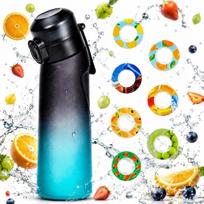 Vandens butelis FLAVOR BOTTLE su 7 kapsulėmis, 0,65 l, be cukraus ir kalorijų
