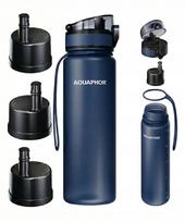Vandens filtras butelis Aquaphor City 0,8 l tamsiai mėlynas su 3 papildymais