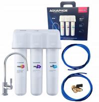 Vandens minkštinimo filtras po kriaukle AQUAPHOR ECO H PRO su sidabriniu snapeliu
