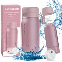 Vandens buteliukas su filtru Wessper B2 Tritan 500ml rožinis, Actitex diskas