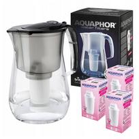 Vandens filtras Aquaphor Provence 4,2L su 3 A5 Mg kasetėmis, juodas