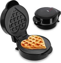550W mini širdelės formos belgiška vaflinė su nelimpančia danga