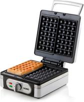 Vaflinė DOMO UP TO9047W, 1400W, nerūdijančio plieno, su temperatūros reguliatoriumi
