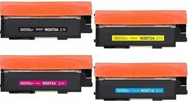 Tonerio kasetės ZIPRINT 117A CMYK, 4 vnt., W2073A/72A/71A/70A pakaitalas