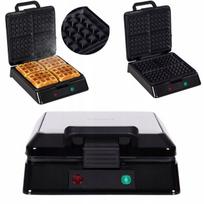 Vaflių keptuvė 4 vafliams 1080-1300W tefloninė, 200°C, 4x6 grotelės