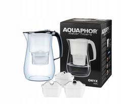 Vandens filtras ąsotis AQUAPHOR ONYX 4.2L juodas su 3 MAXFOR+ MG filtrais