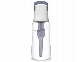 Vandens filtruojantis butelis Dafi SOLID 0,5 l, pilkas/mėlynas, su 1 filtru