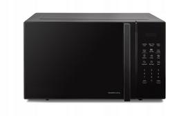 Laisvai pastatoma mikrobangų krosnelė 23 l 800 W su griliu 1000 W, juoda, 6 programos, grotelės