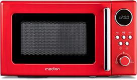 Mikrobangų krosnelė RETRO RED 800W 20L TIMER LED MD15000