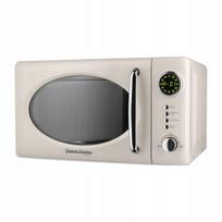 Laisvai pastatoma mikrobangų krosnelė RETRO 700W kremine spalva