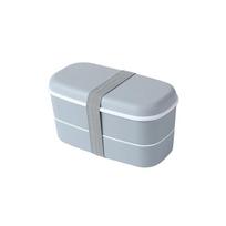 New Portable Leak-proof Food  Double-layer Bento Box Lunch Box  Lunch Box for Kids Food Container Food Storage Snack 500ml&2 rožinė