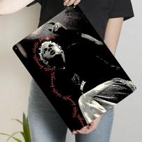 Chester Bennington Portrait Metal Wall Art Linkin Park Lead Singer Poster for Music Fans Room Decor 20x30cm（7.8x11.8inch） gray