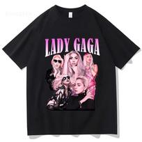 Lady Gaga Mayhem TShirt 2026 New Album Fashion Women Clothing Retro Summer Harajuku Women Clothing Clothes for Fans TShirts S įvairiaspalvis
