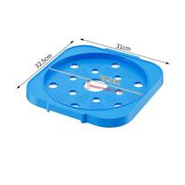Propane Tank Stand Gas Cylinder Base With Wheels Movable Holder Storage Plant Tray 360 Degrees Stable Outdoor Bracket No Wheel mėlyna