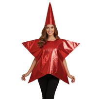 Kalėdiniai kostiumai Penkiakampė žvaigždė Cosplay kostiumai Suaugusiųjų šventiniai sceniniai kostiumai Karnavalo Helovino vakarėlių apranga One Size blue