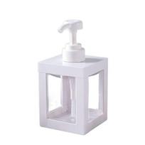 Square Soap Pump Dispensers Transparent Gel Hand Sanitizer Bottle  Body Wash 500ml balta