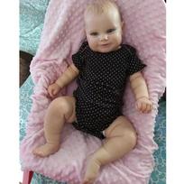 NPK 50 cm Reborn Baby Toddler Mergaitei Labai minkšto audinio lėlės vonios žaislas Gyvybę primenantis tikras minkštas vonios žaislas Brown Eyes black