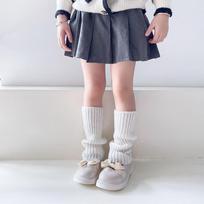 Children'S Dopamine Girls Socks Spring And Autumn Knitted Lolita Leg Cover Macaron Baby Stacking Socks Batch one size fits all gray