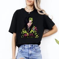 Billie Eilish Hit Me Hard and Soft Tour 2025 Concert Fan Gifts Unisex T-Shirt XXXXL black