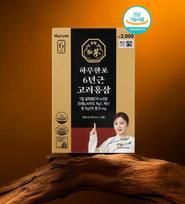Hurum Korean 6-Year Red Ginseng Daily Stick 5 Sachets Energy & Vitality Supplement 1 box
