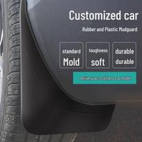 Jeep Renegade Front & Rear Soft Rubber Mud Flaps Renegade Durable Anti-Freeze [Car Sticker] black
