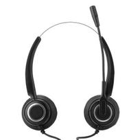 H500D 2,5 mm/Dvigubas 3,5 mm/RJ9/USB Skambučių centro ausinės Triukšmą slopinančios ausinės RJ9 Plug juoda