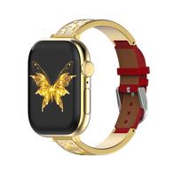 Scratch-Resistant Metal Watch Band for Apple Smartwatch 38/40/41/42(S10) auksas
