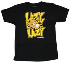 Rilakkuma New Adult T-Shirt - Lazy Name Dop Relaxed Bear Image S yellow