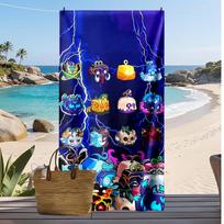 blox fruits Printed Quick Dry Beach Towel Super Absorbent Soft Lightweight Bath Towel for Pool Summer Travel 70cmx140cm(27x55inch)