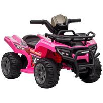 Kids Quad Electric 6V Kids Quad with Forward Function, Music, Electric Quad for Children 1.5-3 Years, Pink 70 x 42 x 45 cm rožinė