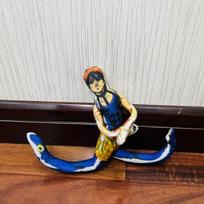 Kawaii New 28Cm Jojo'S Bizarre Adventure Abstract Mouse Bone Wire Doll Doll Peripheral Giorno Giovanna Boy Birthday Gift 28CM gray