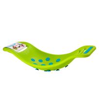Fat Brain Toys Teeter Popper Green Balance Board Indoor Play Equipment [Authentic Product] Ages 3+ FA095-2 yellow
