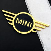 1 vnt. Automobilio priekinio variklio dangčio lipdukas, bagažinės logotipas, automatinis ženklelis Mini Cooper JCW Works R56 R50 F54 F55 F56 F57 F60 R52 R53 R55 Hatch uylez55 12cm