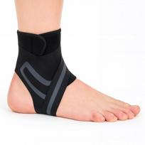 Boldfit Premium Ankle Support Compression Brace for Injuries, Ankle Protection Guard Helpful In Pain Relief and Recovery. Ankle Band For Men & Wome black