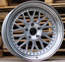 Ratlankis RACINGLINE XFE55 R19x9.5 5x120 ET 22 CB 74.1 (Silver Polished Lip) (690 kg)