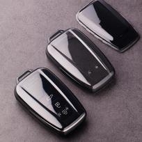 Car Key Covers for Toyota Avalon, Highlander, Luxury Edition, CHR, RAV4, Camry, and 2024 Models gray