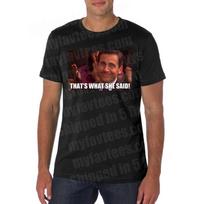 Michael Scott the Office tv show world's that's what she said T shirt L