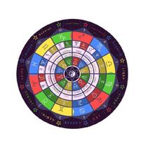 Žvaigždynai Astrologija Švytuoklės Kilimėlis Taroto Kortos Guminis Staltiesė Stalo Dekoracija Taroto Kortų Pagrindas Švytuoklių Ceremonijos Kilimėlis blue