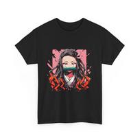Kimetsu No Yaiba T-Shirt - Nezuko Kamado Shirt - The Demon Sister 2XL gray