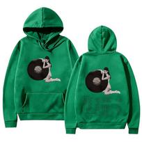 Sienna Spiro My House Tour Hoodies Vintage Graphic Print Sweatshirts Women Aesthetic Street Style Pullover Unisex Y2K Streetwear XS tamsiai žalia spalva