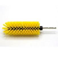 Electric Drill Car Cleaning Brush Set - Cup & Wheel Brushes for Vehicles yellow